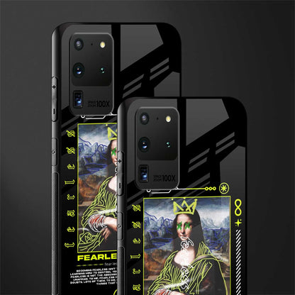 fearless mona lisa glass case for samsung galaxy s20 ultra image-2