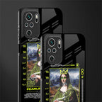 fearless mona lisa glass case for redmi note 10s image-2