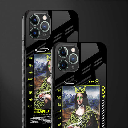 fearless mona lisa glass case for iphone 11 pro image-2