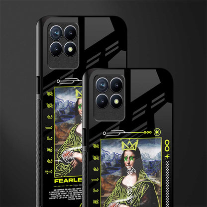 fearless mona lisa glass case for realme 8i image-2