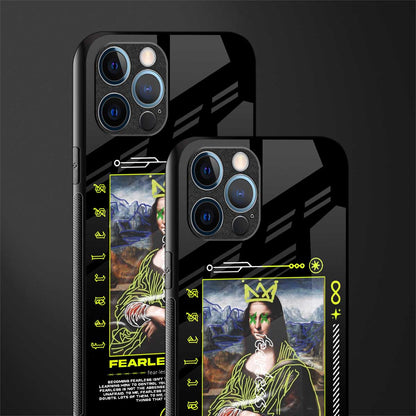 fearless mona lisa glass case for iphone 12 pro max image-2
