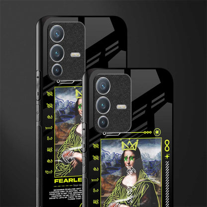 fearless mona lisa glass case for vivo v23 pro 5g image-2