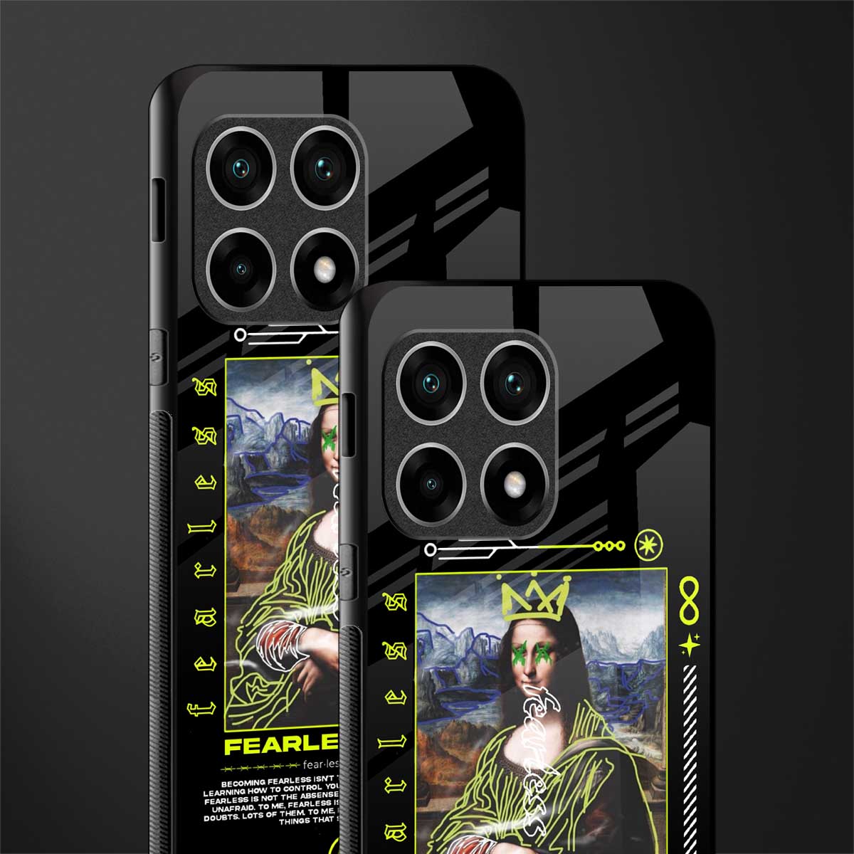 fearless mona lisa glass case for oneplus 10 pro 5g image-2