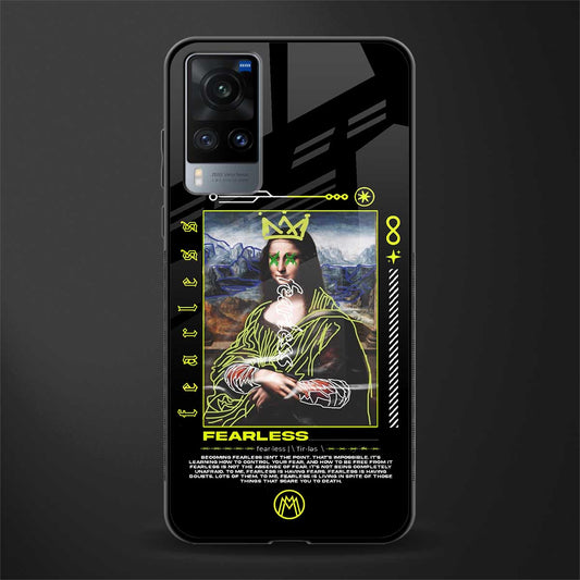 fearless mona lisa glass case for vivo x60 image