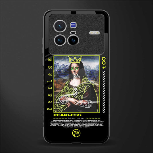 fearless mona lisa glass case for vivo x80 image