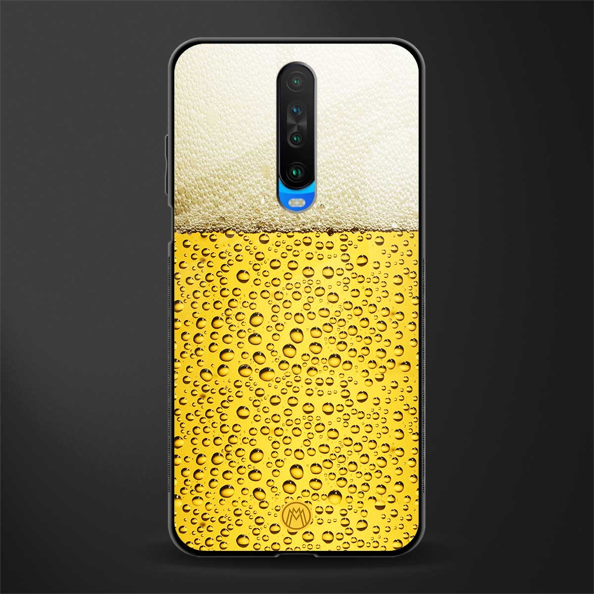 fizzy beer glass case for poco x2 image