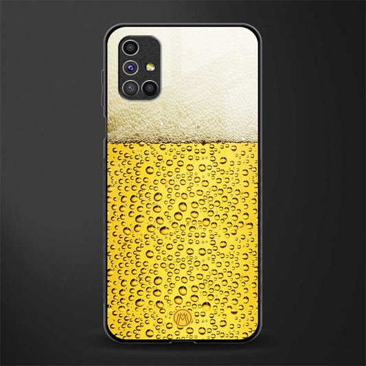 fizzy beer glass case for samsung galaxy m31s image