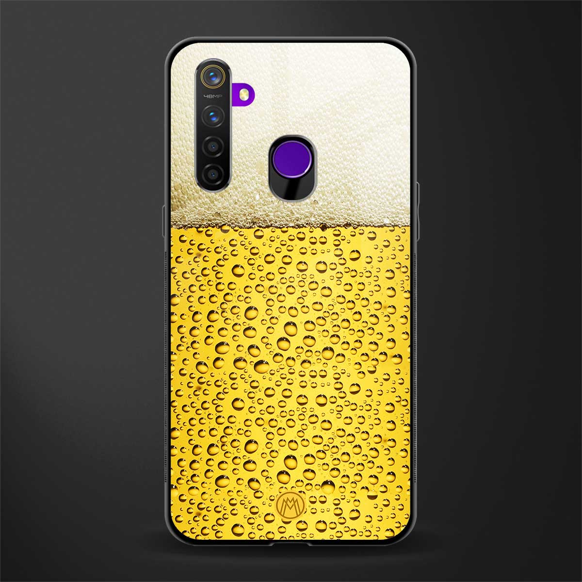 fizzy beer glass case for realme 5 pro image
