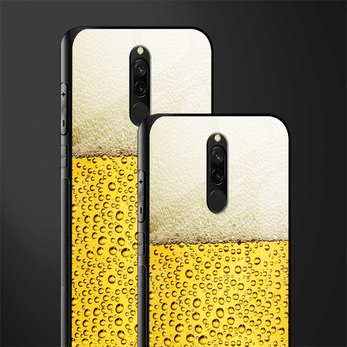 fizzy beer glass case for redmi 8 image-2