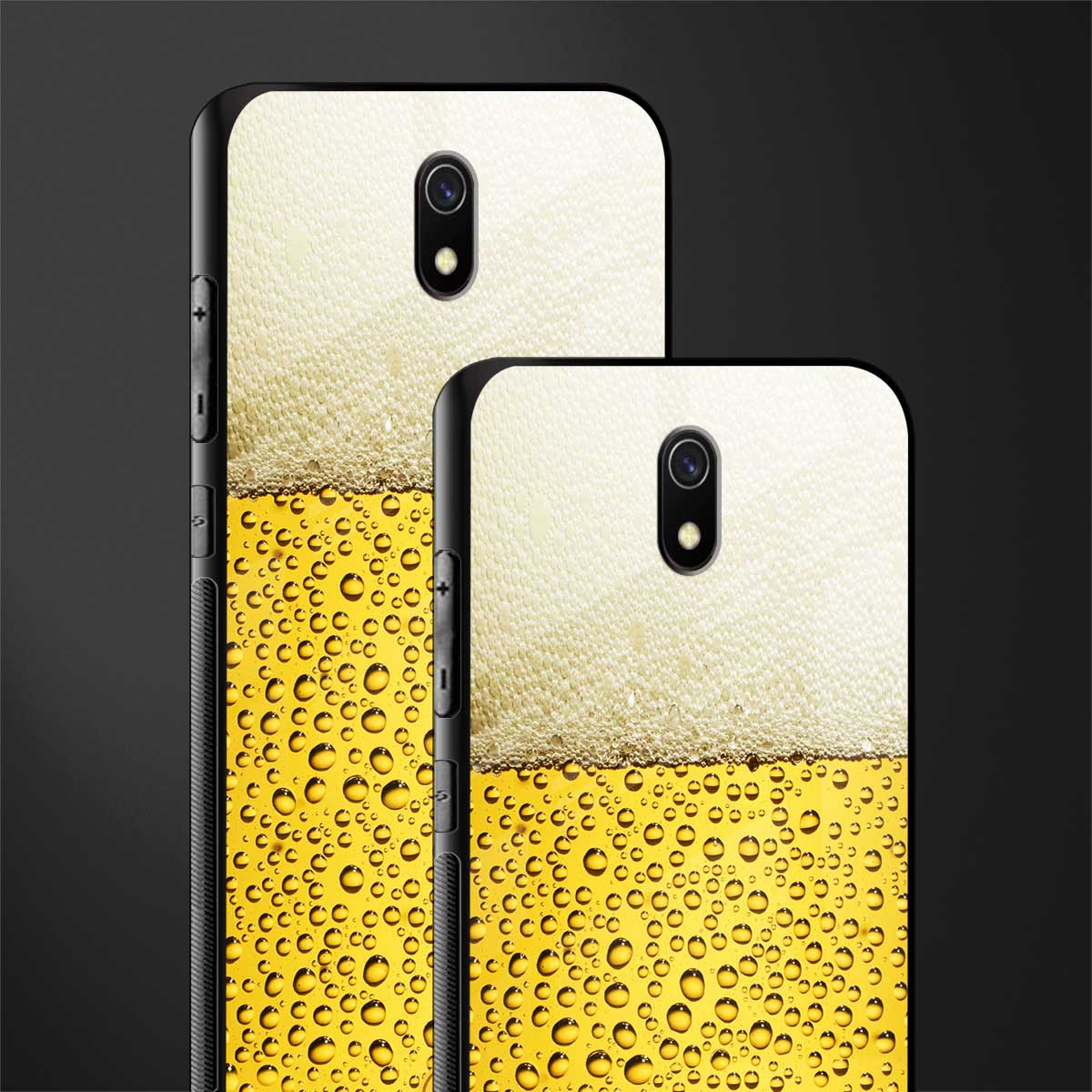 fizzy beer glass case for redmi 8a image-2