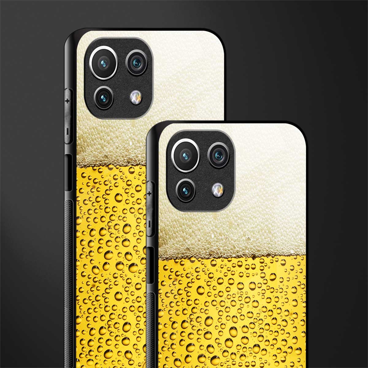 fizzy beer glass case for mi 11 lite image-2