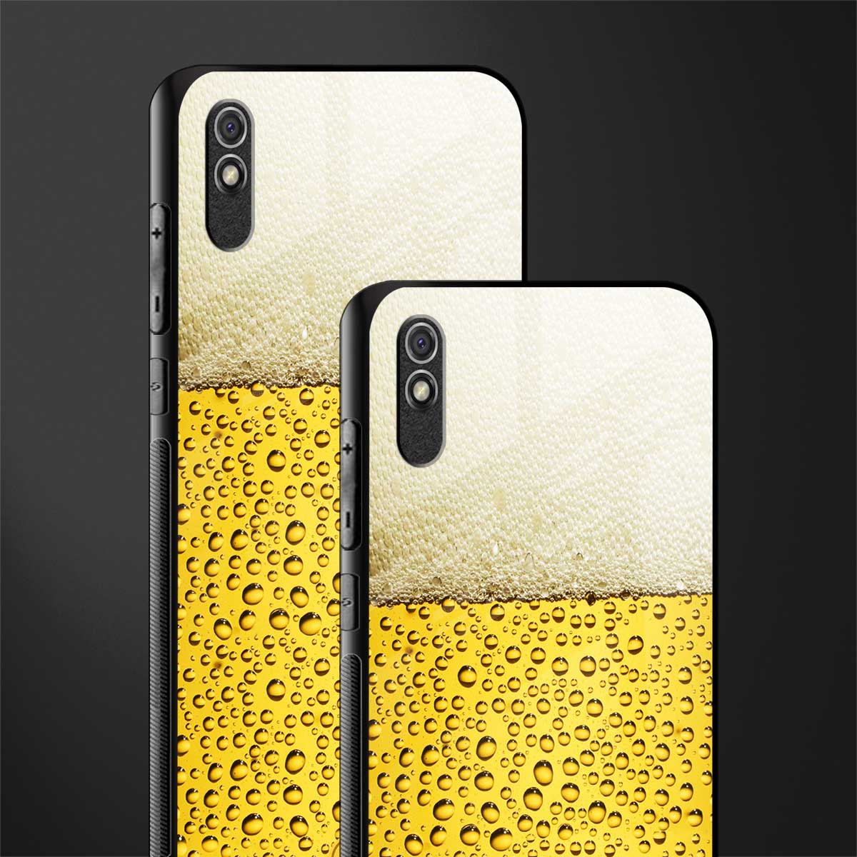 fizzy beer glass case for redmi 9a image-2