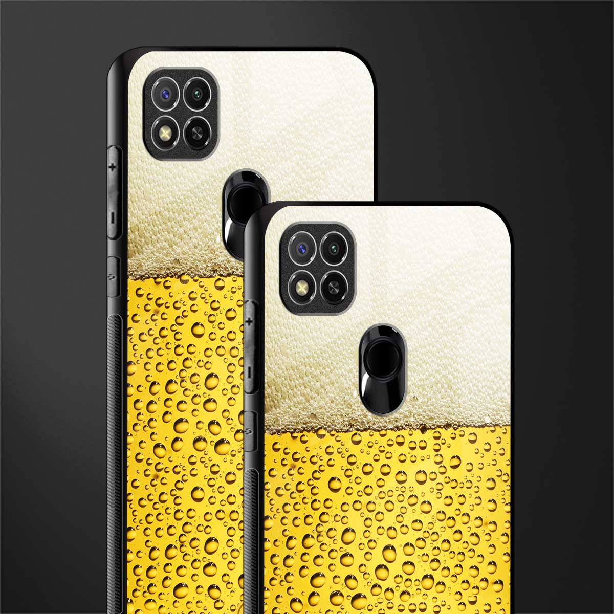 fizzy beer glass case for poco c31 image-2