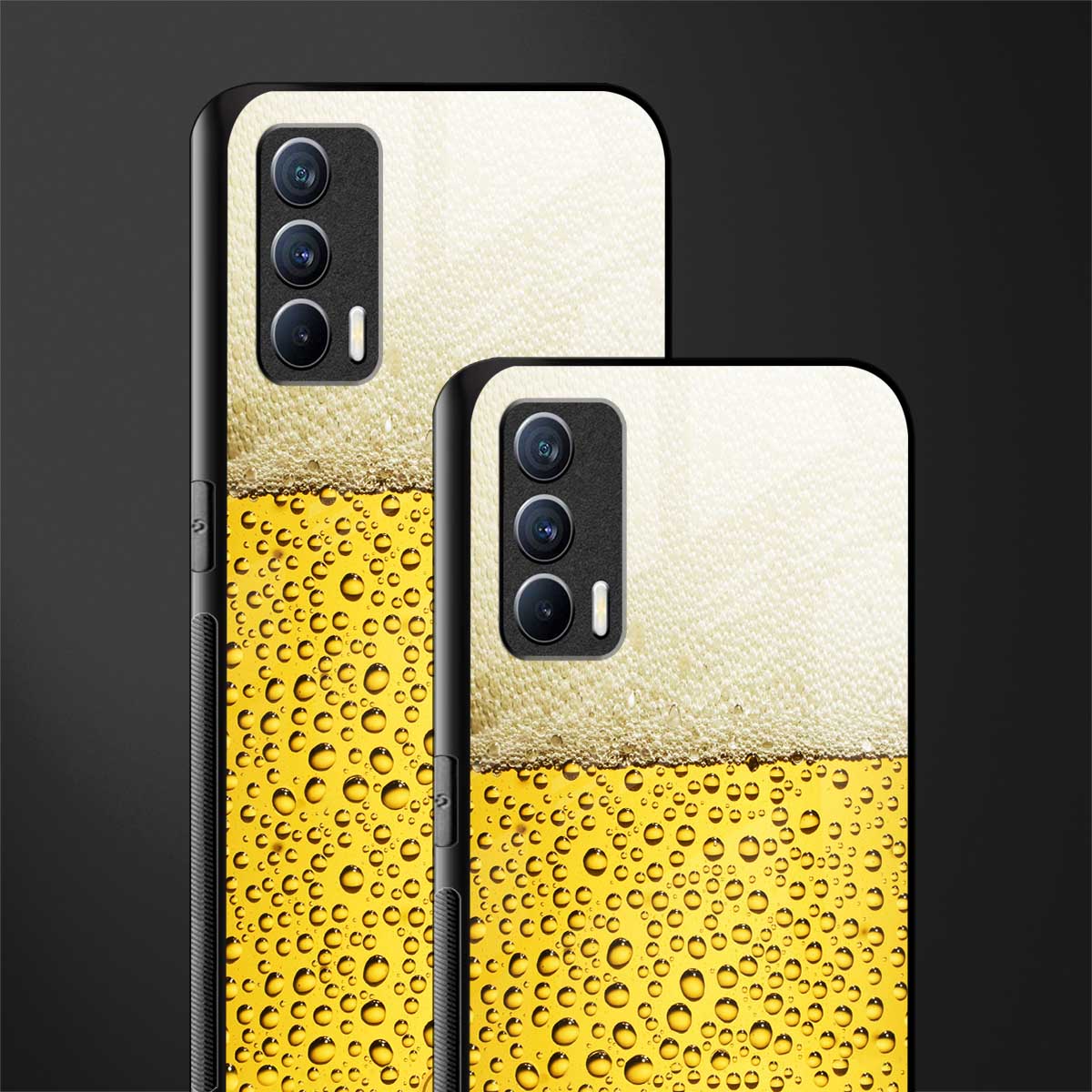 fizzy beer glass case for realme x7 image-2