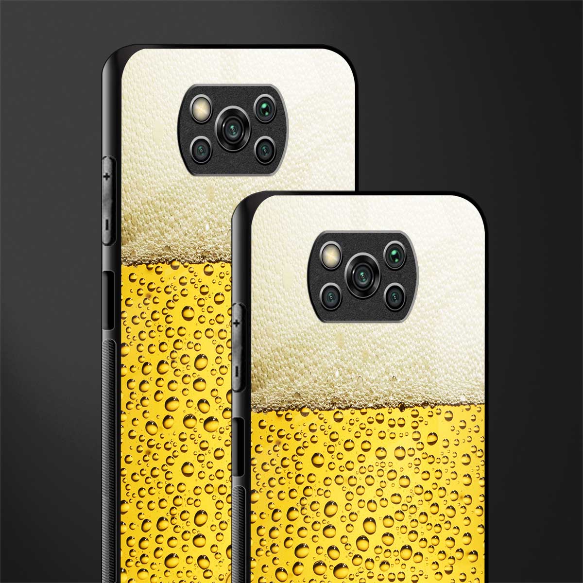 fizzy beer glass case for poco x3 pro image-2
