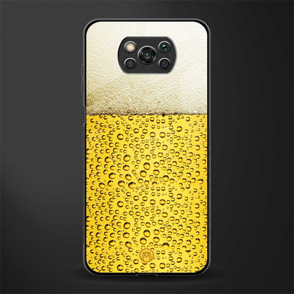 fizzy beer glass case for poco x3 image