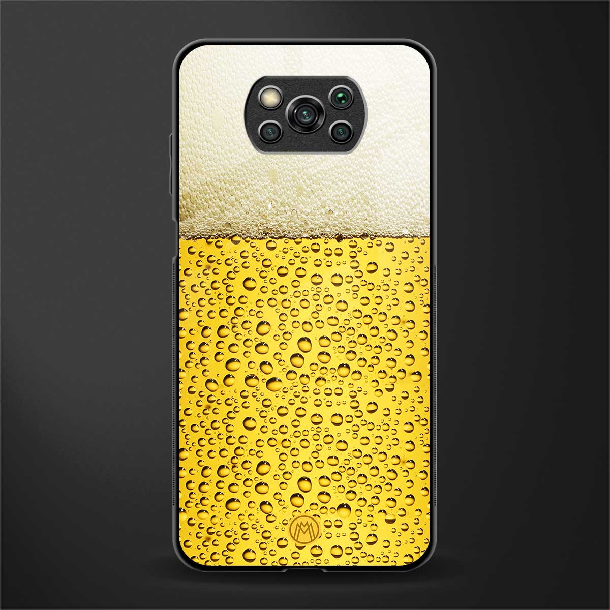 fizzy beer glass case for poco x3 pro image