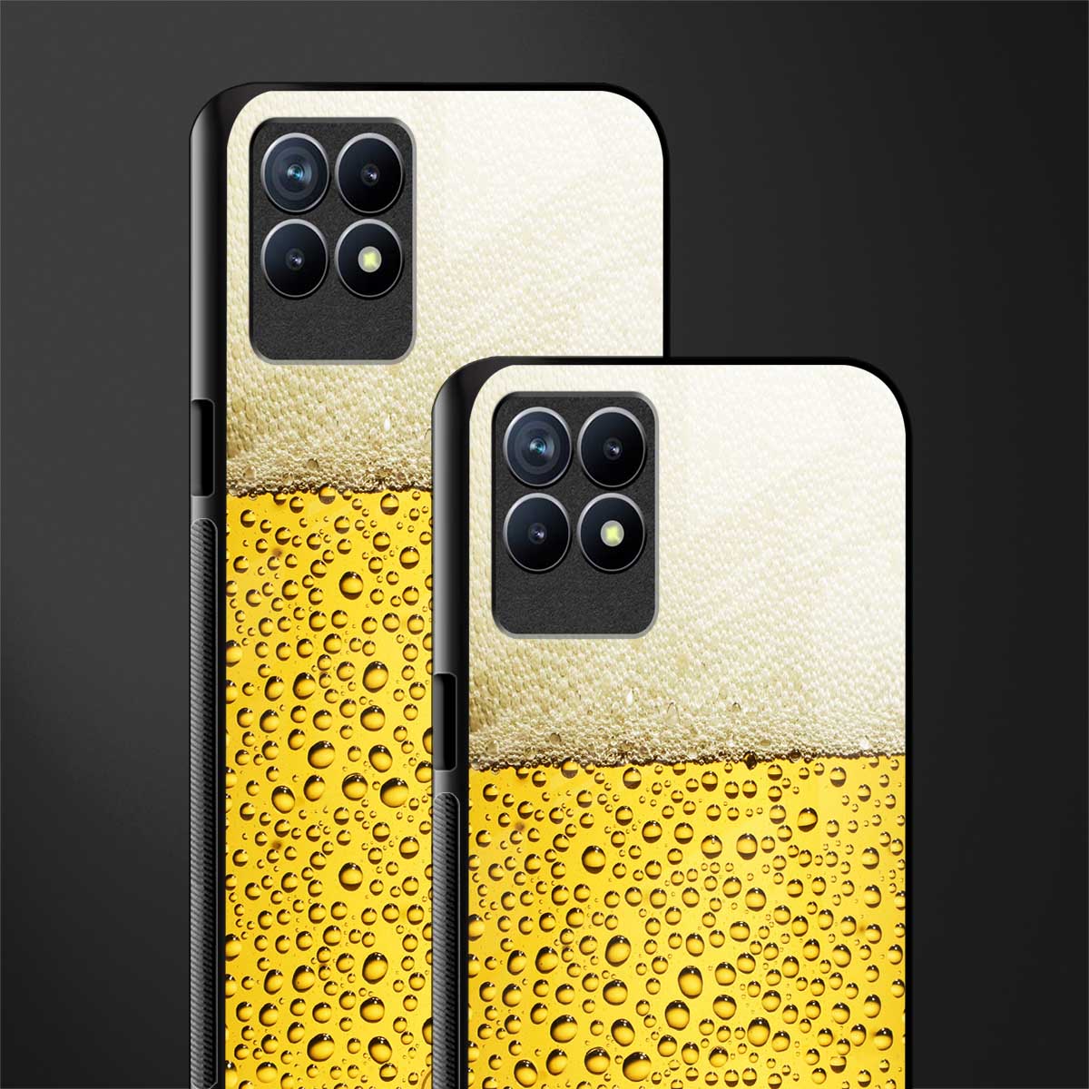 fizzy beer glass case for realme narzo 50 image-2