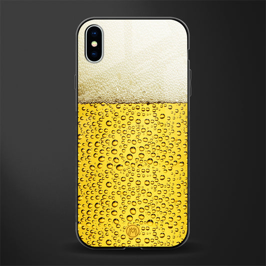 fizzy beer glass case for iphone xs max image