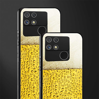 fizzy beer back phone cover | glass case for realme narzo 50a