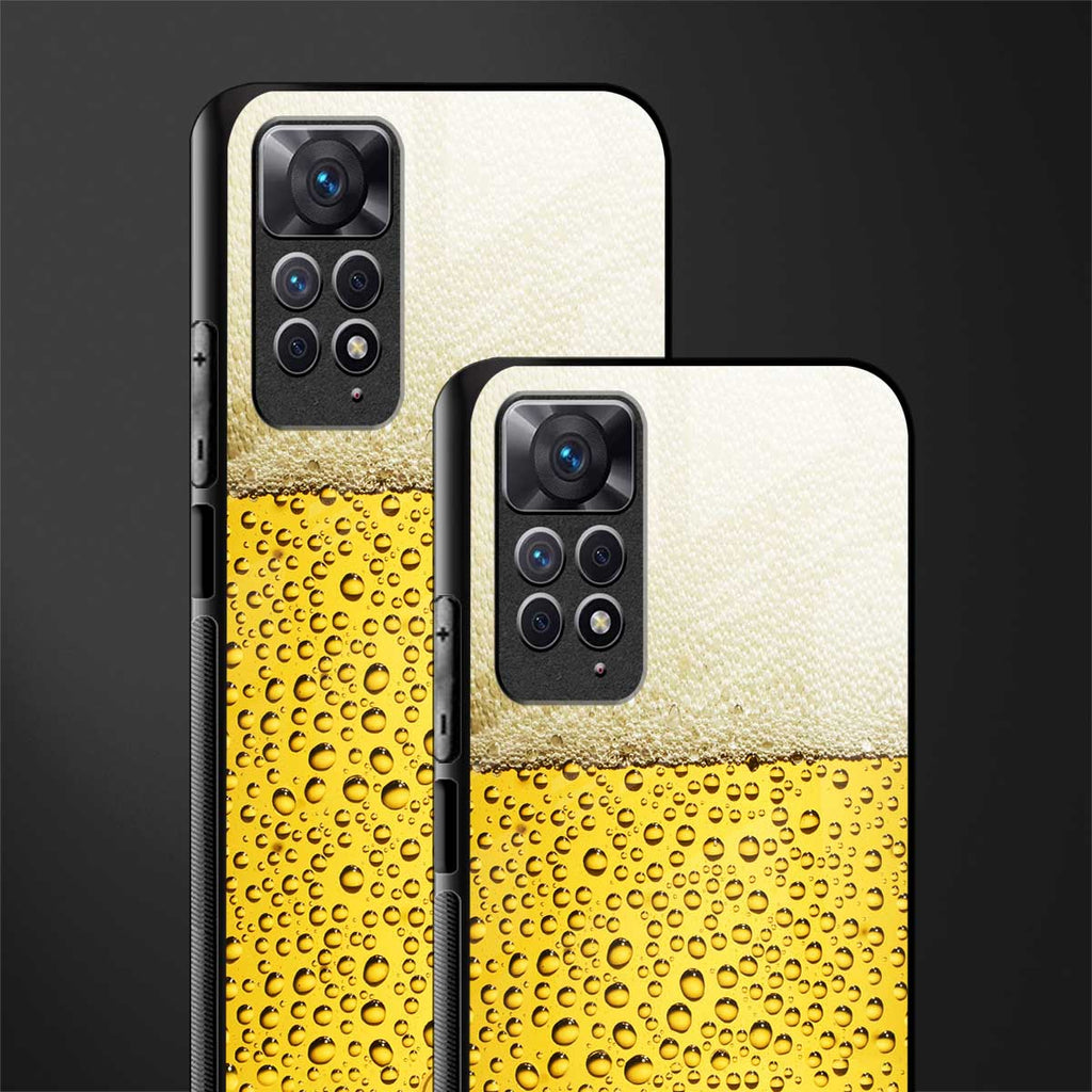fizzy beer back phone cover | glass case for redmi note 11 pro plus 4g/5g