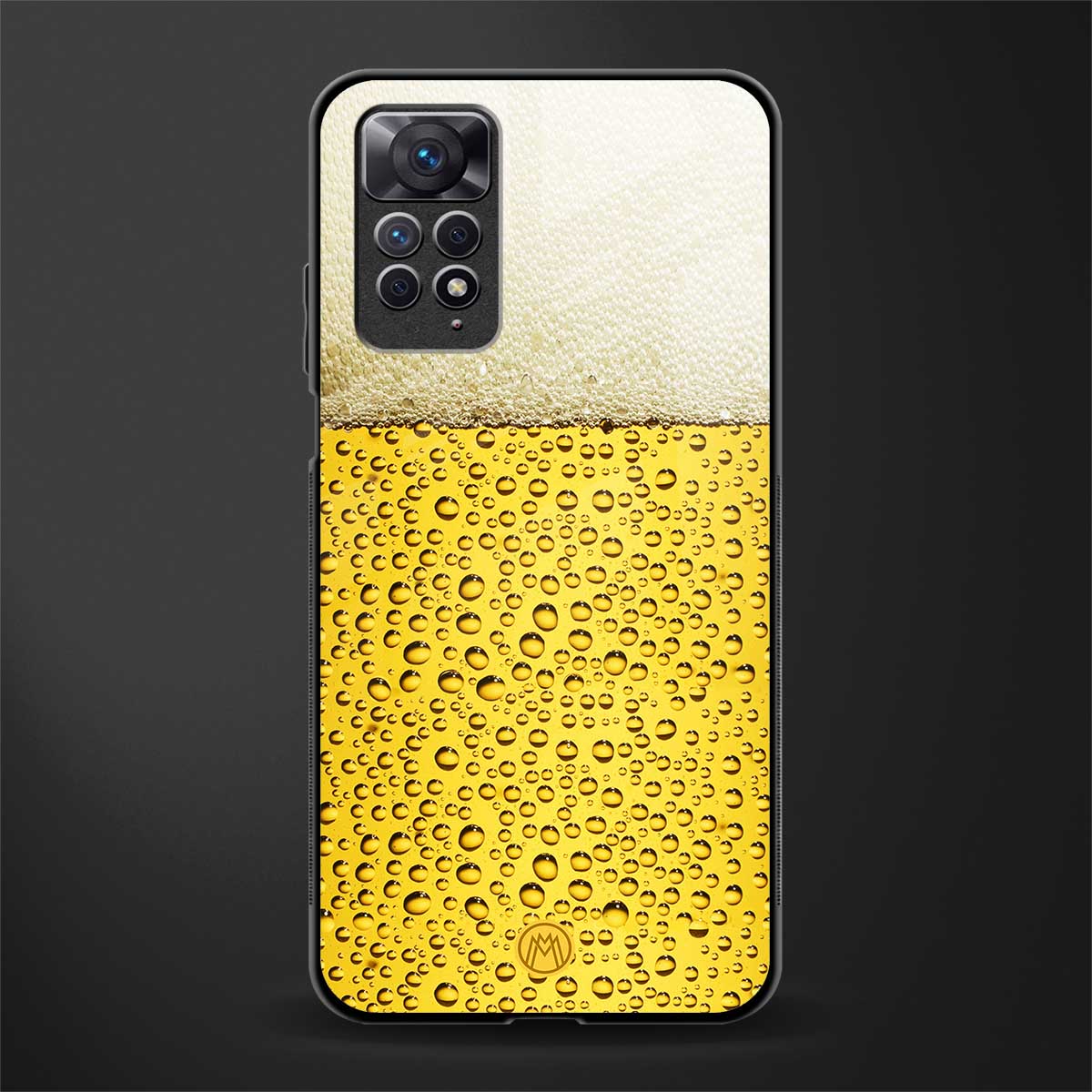 fizzy beer back phone cover | glass case for redmi note 11 pro plus 4g/5g