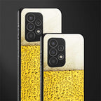 fizzy beer back phone cover | glass case for samsung galaxy a53 5g
