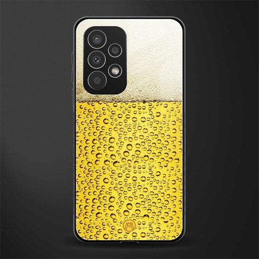 fizzy beer back phone cover | glass case for samsung galaxy a53 5g