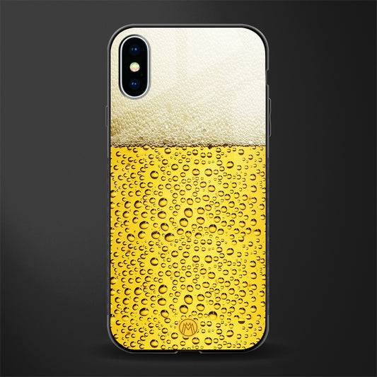 fizzy beer glass case for iphone xs image
