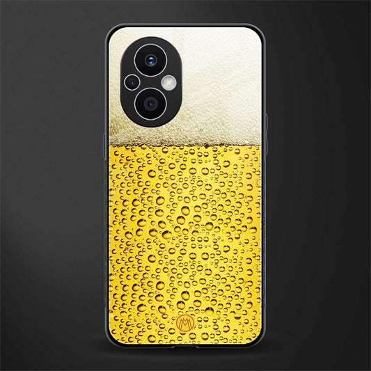 fizzy beer back phone cover | glass case for oppo f21 pro 5g