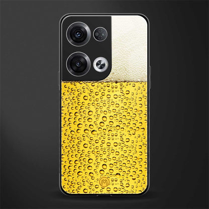 fizzy beer back phone cover | glass case for oppo reno 8