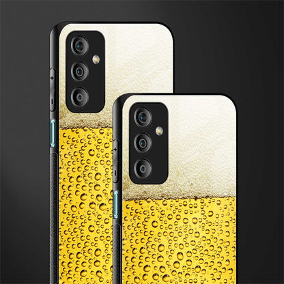 fizzy beer back phone cover | glass case for samsung galaxy f23 5g