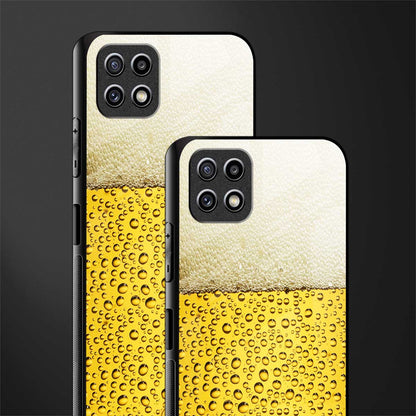 fizzy beer back phone cover | glass case for samsung galaxy f42