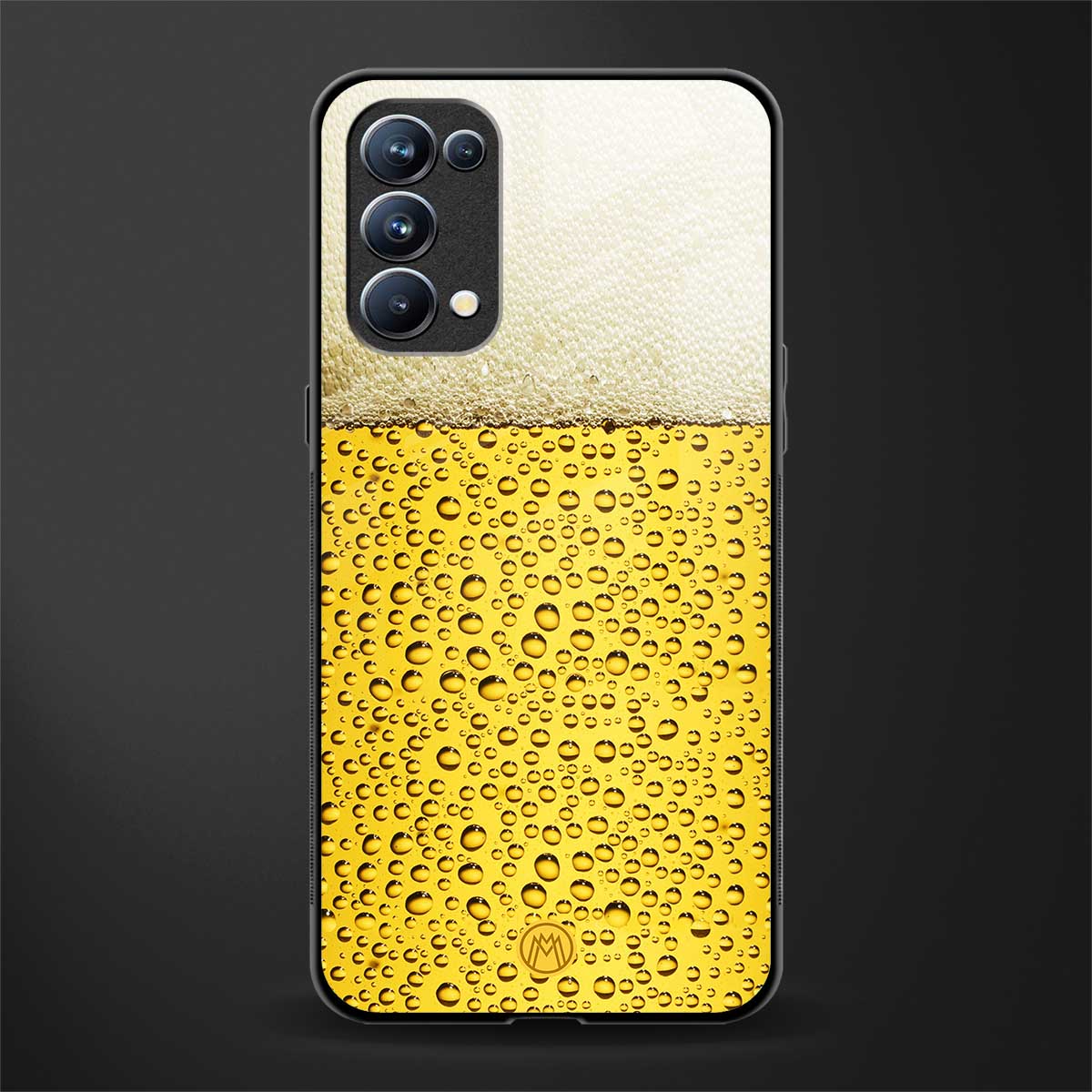 fizzy beer back phone cover | glass case for oppo reno 5