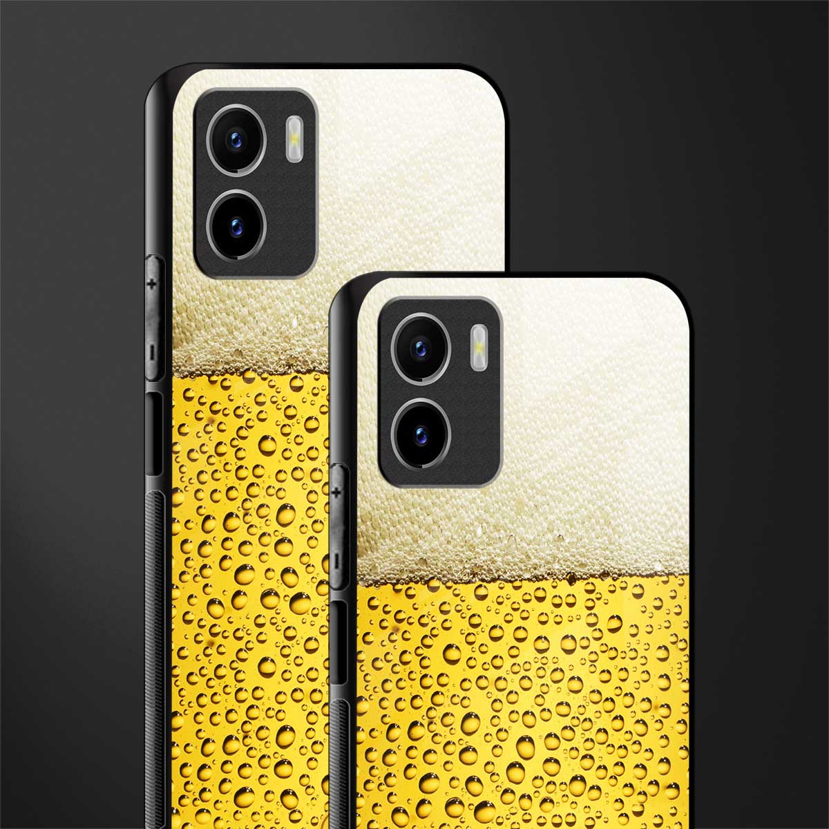 fizzy beer back phone cover | glass case for vivo y72