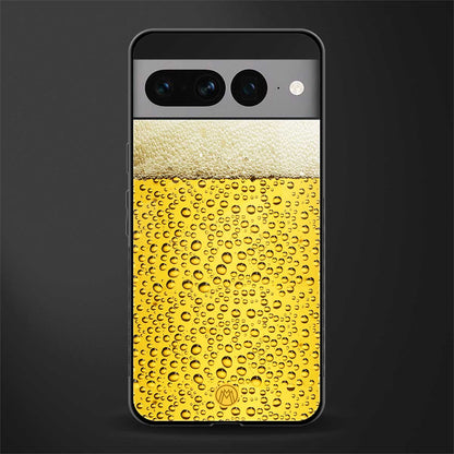 fizzy beer back phone cover | glass case for google pixel 7 pro