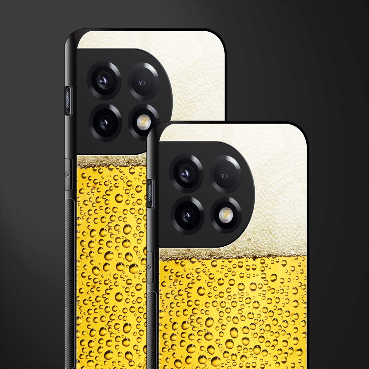 fizzy beer back phone cover | glass case for oneplus 11r