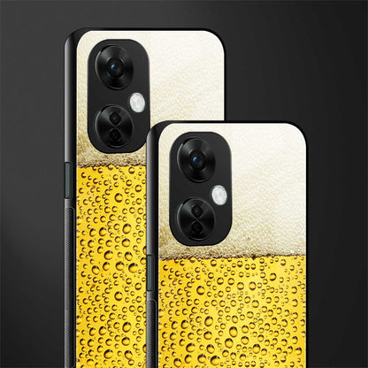 fizzy beer back phone cover | glass case for oneplus nord ce 3 lite