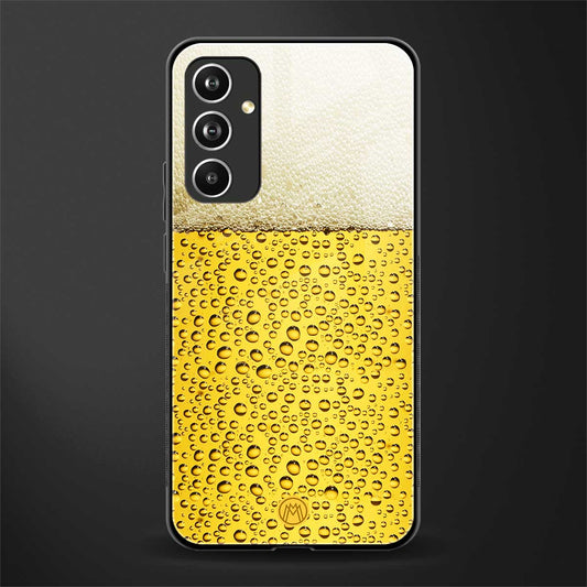 fizzy beer back phone cover | glass case for samsung galaxy a54 5g