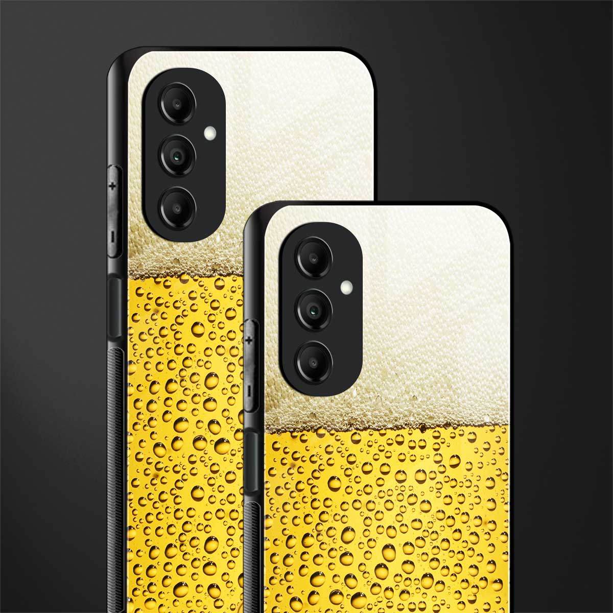 fizzy beer back phone cover | glass case for samsung galaxy a14 5g