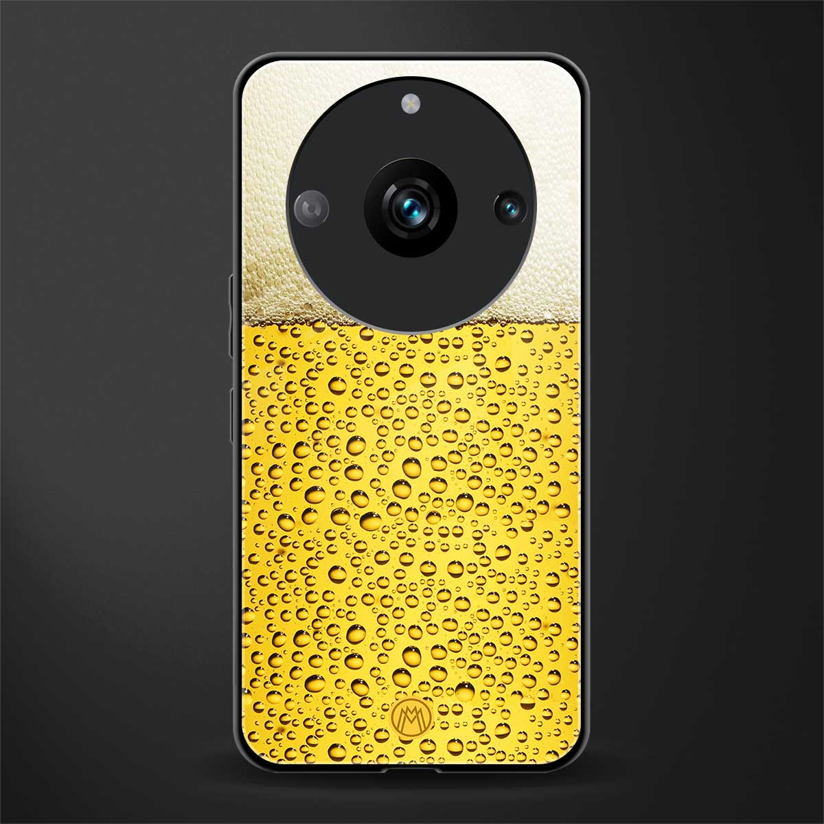 fizzy beer back phone cover | glass case for realme 11 pro 5g