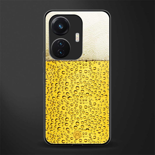 fizzy beer back phone cover | glass case for vivo t1 44w 4g
