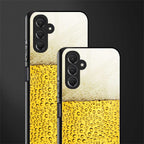 fizzy beer back phone cover | glass case for samsun galaxy a24 4g