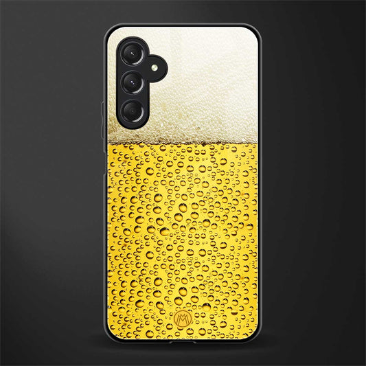 fizzy beer back phone cover | glass case for samsun galaxy a24 4g