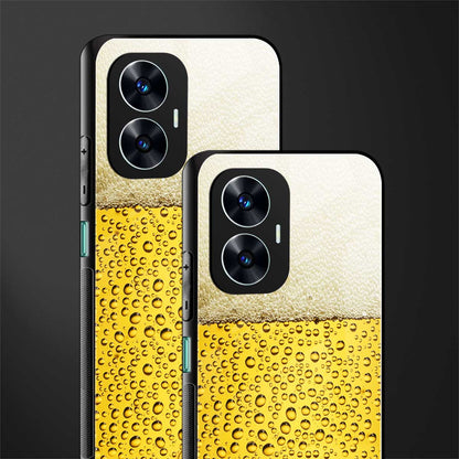 fizzy beer back phone cover | glass case for realme c55
