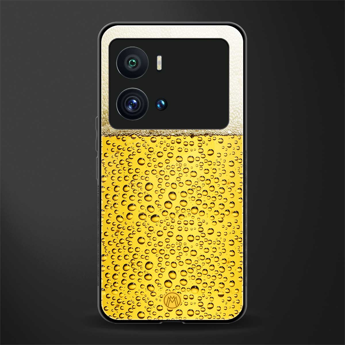 fizzy beer back phone cover | glass case for iQOO 9 Pro