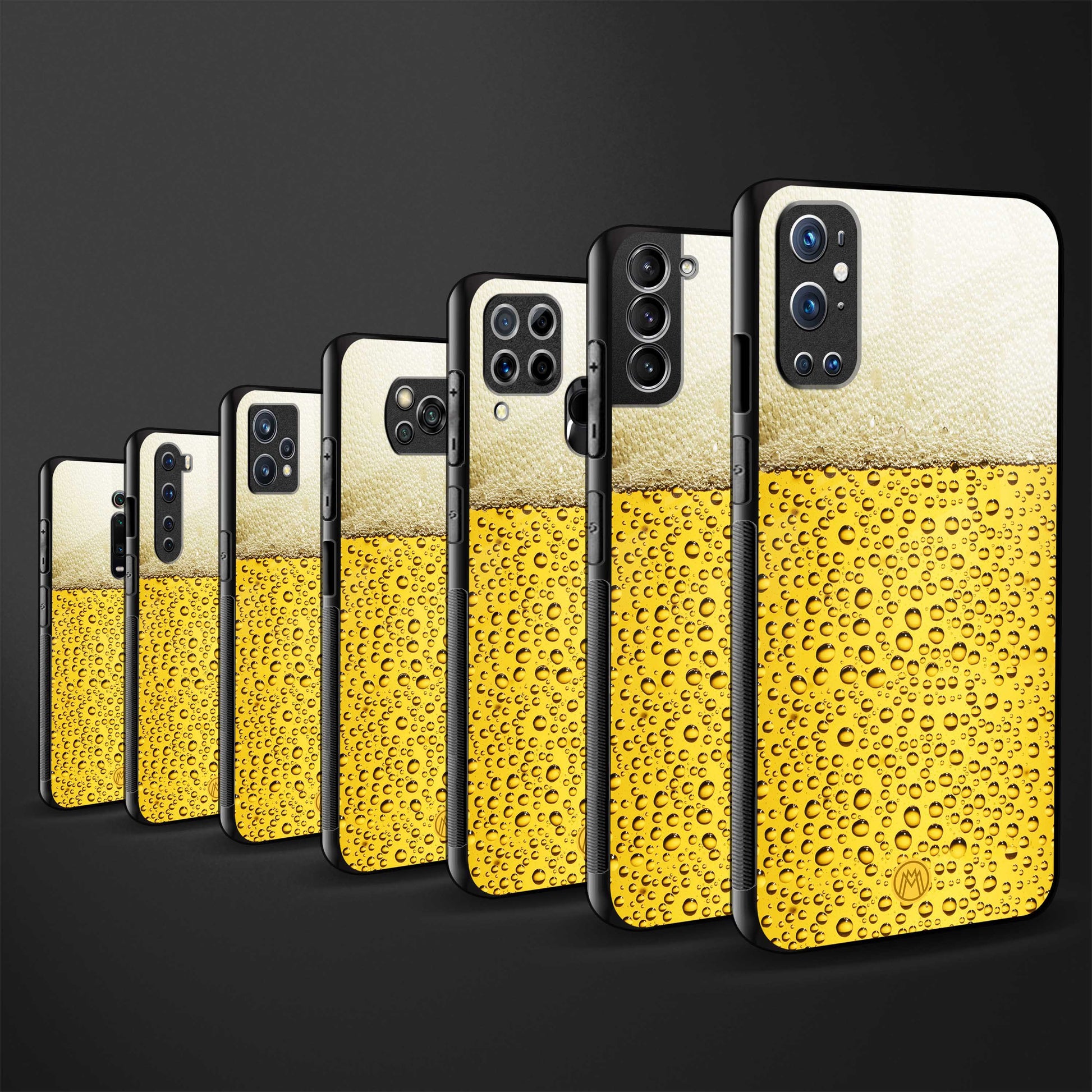 fizzy beer back phone cover | glass case for samsung galaxy m33 5g