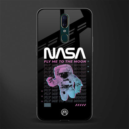 fly me to the moon glass case for oppo a9 image