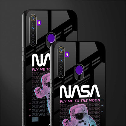 fly me to the moon glass case for realme 5 image-2