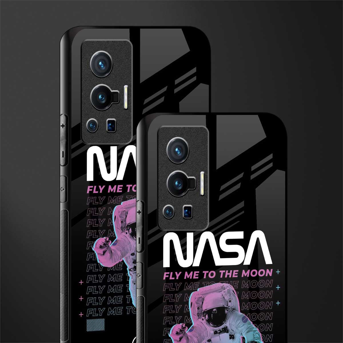fly me to the moon glass case for vivo x70 pro image-2
